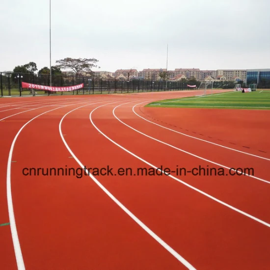 Bodenbelag für Stadion, Turnhalle, Bahn, Schottenkaro, sportliche Landebahn, Gummi, Laufsportboden